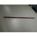 A convertable walking stick and sight glass