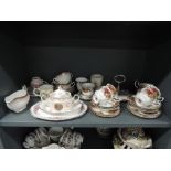 A selection of ceramics including Old Country roses