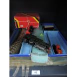 A Hornby 00 gauge part train set in box numbered EDG7 with 0-6-2 tank locomotive, Southern 2594,