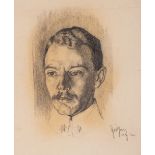 • IMRE GOTH (1893-1982) PORTRAIT OF AN AUSTRO-HUNGARIAN MILITARY OFFICER titled & dated l.r. 1917