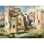 • RENZO ZANUTTO (1909-1979) VENETIAN COUNTRYSIDE initialled l.r. oil on canvas 60.5 x 80.0cm / 24