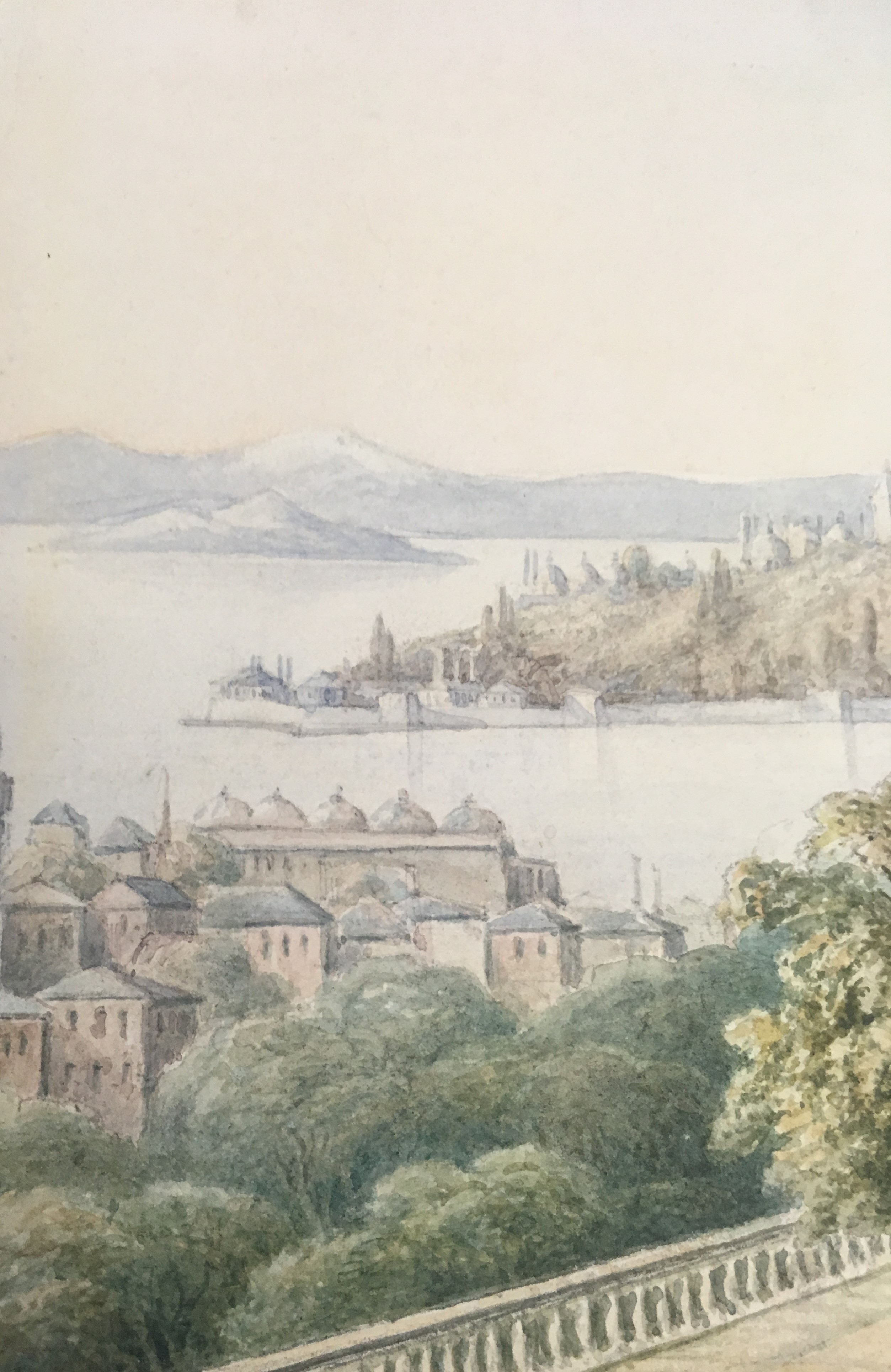 JOHN DUGMORE OF SWAFHAM (1793-1871) A VIEW OF CONSTANTINOPLE & THE GOLDEN HORN sold together with - Image 5 of 9