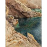 ETHEL S. CHEESWRIGHT (EXHIB. 1896-1913) CAVES ON SARK sold together with Pools, Sark by the same