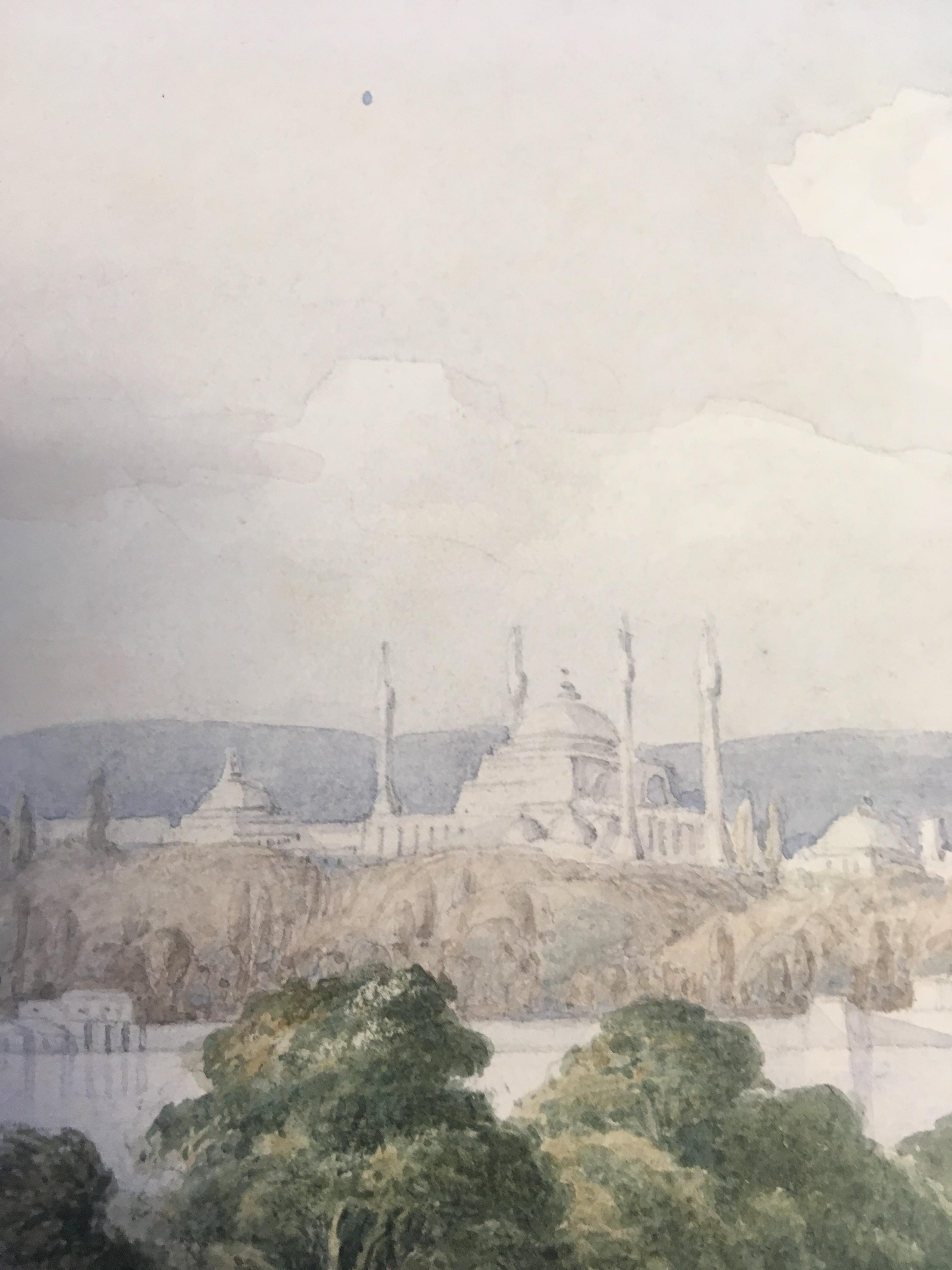 JOHN DUGMORE OF SWAFHAM (1793-1871) A VIEW OF CONSTANTINOPLE & THE GOLDEN HORN sold together with - Image 4 of 9