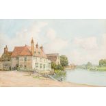 • □ L.G. LINNELL (EARLY 20th CENTURY) THREE WATERCOLOURS OF RURAL ENGLISH SUBJECTS all signed L.G.