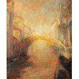 • EMIL LINDENFELD (1905-1986) PONTE DEL CAVALLO, VENICE signed l.l. oil on canvas 78.0 x 65.0cm / 30