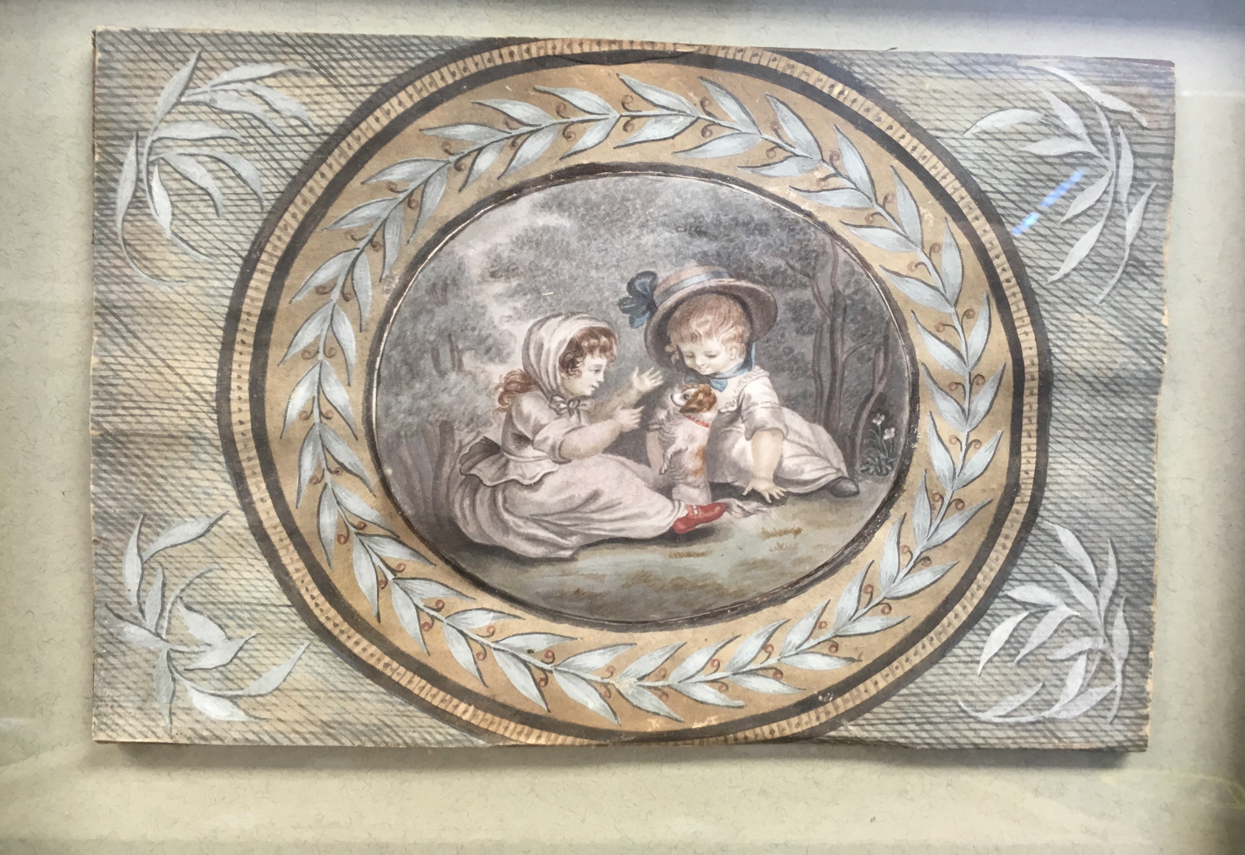 ATTRIBUTED TO WILLIAM MARSHALL CRAIG (EXHIB. 1788-1827) A PAIR OF WATERCOLOURS OF CHILDREN PLAYING - Image 3 of 5