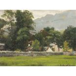 • JOHN WHITLOCK CODNER, R.W.A. (1913-2008) NANT PERIS, SNOWDONIA signed l.r. titled on stretcher oil