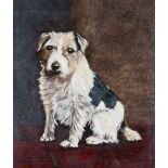 • HAROLD OWEN (1897-1971) A TERRIER watercolour 39.0 x 32.0cm / 15 1/2 x 12 1/2in