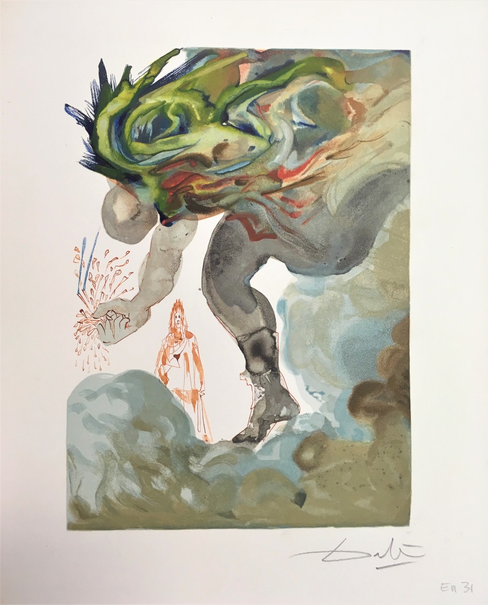 • AFTER SALVADOR DALI THE PROPHECY OF VANNI FUCCI - FROM DANTE'S DIVINE COMEDY (INFERNO, CANTO 24)