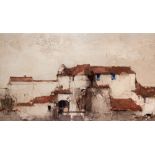 • JAMES TAYLOR (b. c.1930) HOUSES IN SPAIN signed & dated l.r. Taylor 1964 oil on canvas 116.0 x