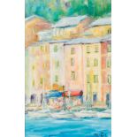 • RUTILIO MUTI (1904-1995) PORTOFINO sold together with An Italian Harbour by the same hand signed