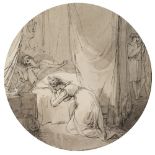 WILLIAM HENRY BROOKE (1772-1860) A SCENE FROM 'THE TRAGEDY OF LADY JANE GREY' inscribed