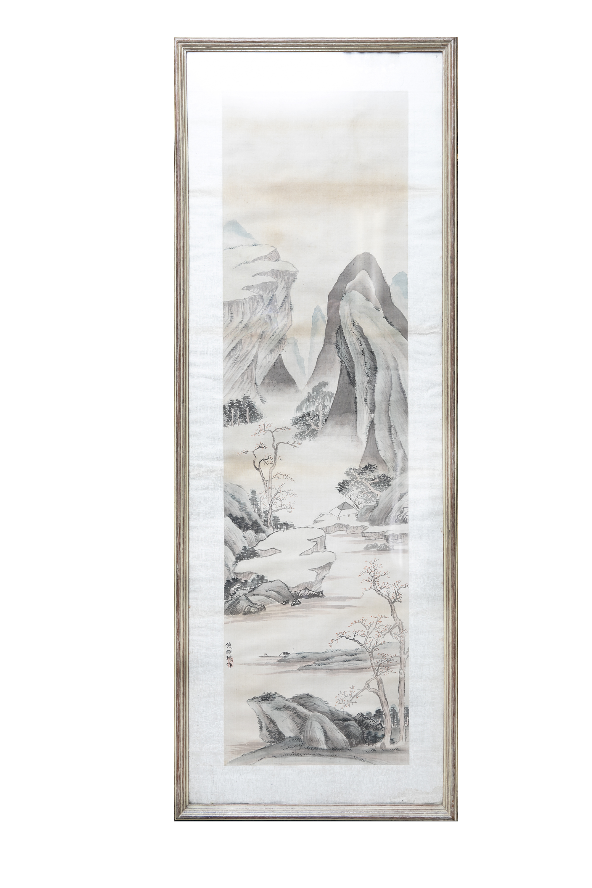 WEICHENG (CHINESE SCHOOL, 19TH CENTURY)Winter LandscapesA set of four, ink and colour on silkTwo - Image 3 of 4