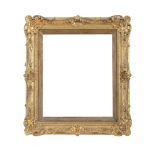 A LARGE GILT FRAME, the exterior 112 x 98cm, the rebate 83 x 69cm