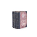 HALLS IRELANDThree volumes, compartmented spines, gilt stamped black moroccoProvenance: The