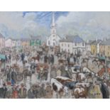 Letitia Marion Hamilton, RHA (1878-1964)Fair Day, Castlepollard Oil on canvas, 40 x 50cmSigned lower