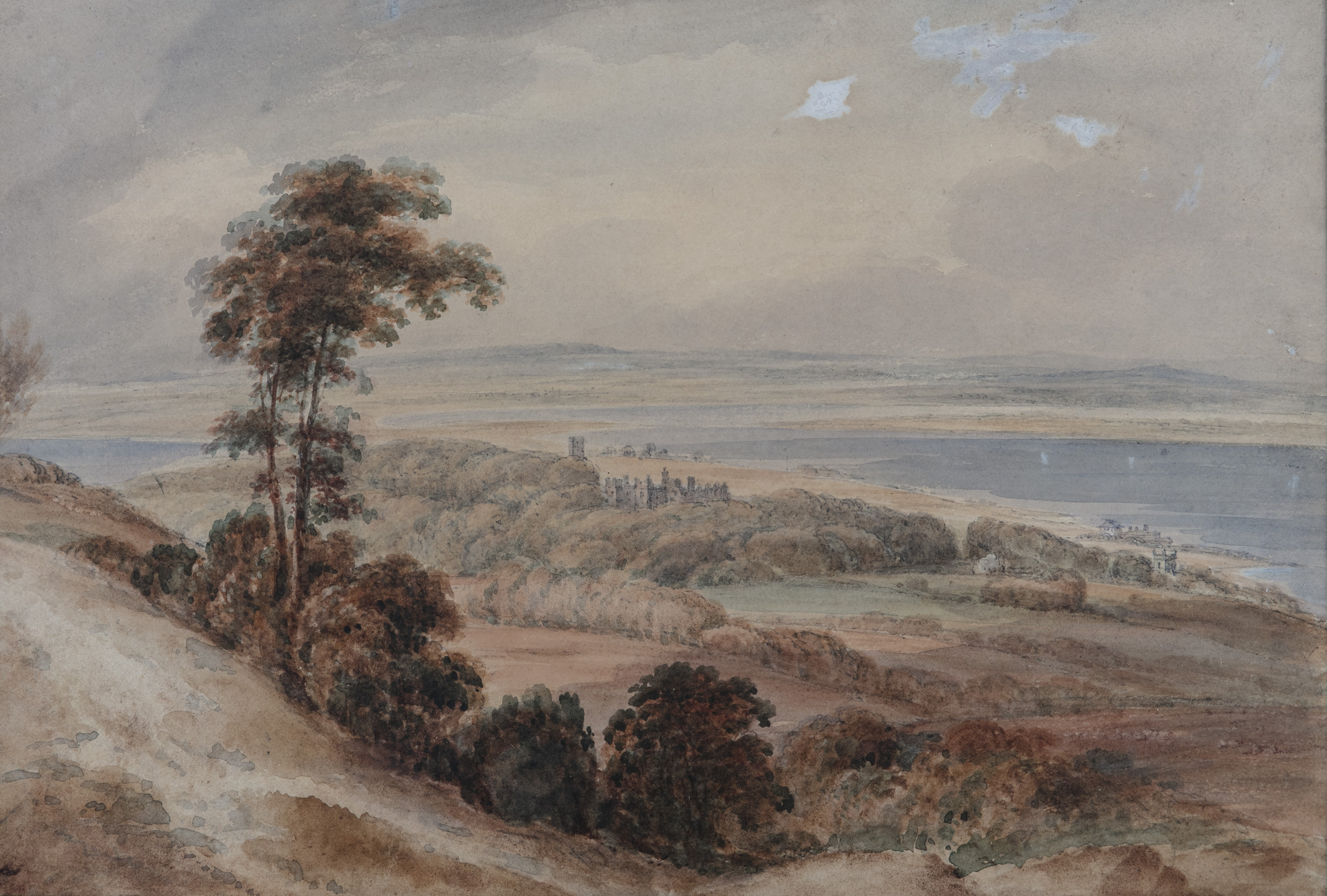 Frederick Brocas (1792-1847)'Howth Harbour and Ireland's Eye' and 'Portmarnock - Image 2 of 2