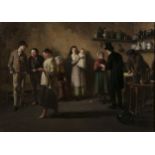 Howard Helmick (1845 - 1907)'The Dispensary Doctor- West Of Ireland'Oil on canvas, 57 x