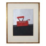 Charles Brady HRHA (1926-1997)Red Iron (1968)Oil on paper, 40.6 x 30.5cm (16 x 12'')Inscribed on