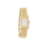 A LADY'S 18K GOLD AND DIAMOND WRISTWATCH, BY LONGINES, 20105-jewelled ETA quartz movement Cal.