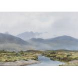 Frank Egginton RCA FIAL (1908-1990)Connemara LandscapeWatercolour, 53 x 74cm (20¾ x 29'')Signed