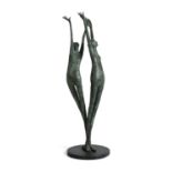 Rowan Gillespie (b.1953)Peace IIBronze, 78cm high (30¾'')Signed, inscribed and dated 1999 underneath