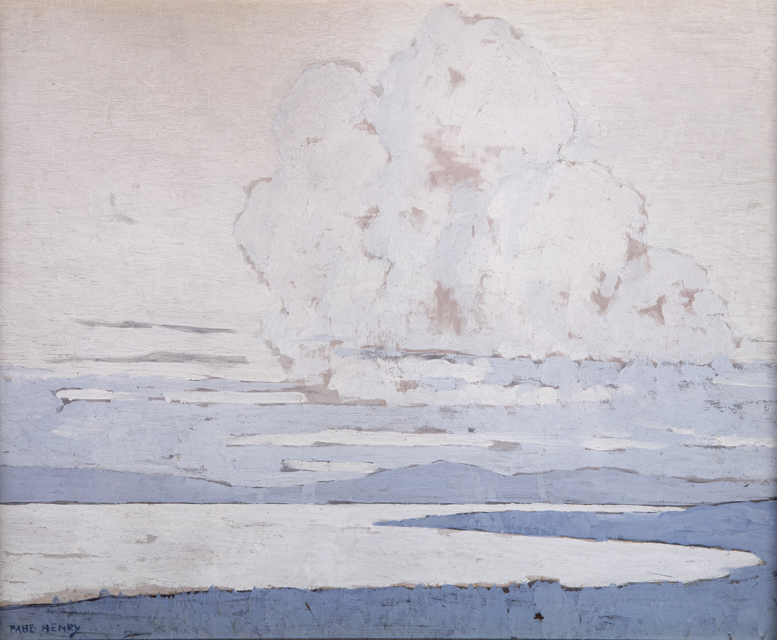 Paul Henry RHA (1877-1958)Out of the North Cometh Golden Splendour (c.1915/1916)Oil on board, 28 x