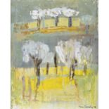 ***WITHDRAWN***Anne Donnelly (b.1932)Trees in BloomOil on board, 41 x 33cm (16 x 13)Signed and dated