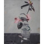 Brian Ballard RUA (b.1943)Orchid in GlassOil on board, 21 x 17cm (8¼ x 6¾)Signed and dated (19)'