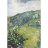 Jack Butler Yeats RHA (1871-1957)The Edge of the Valley Wood (1900)Watercolour, 36 x 25cm (14 x 9¾)