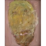 Basil Blackshaw HRHA RUA (1932-2016)Head for HeaneyMixed media collage on canvas, 57.5 x 47.5cm (22¾