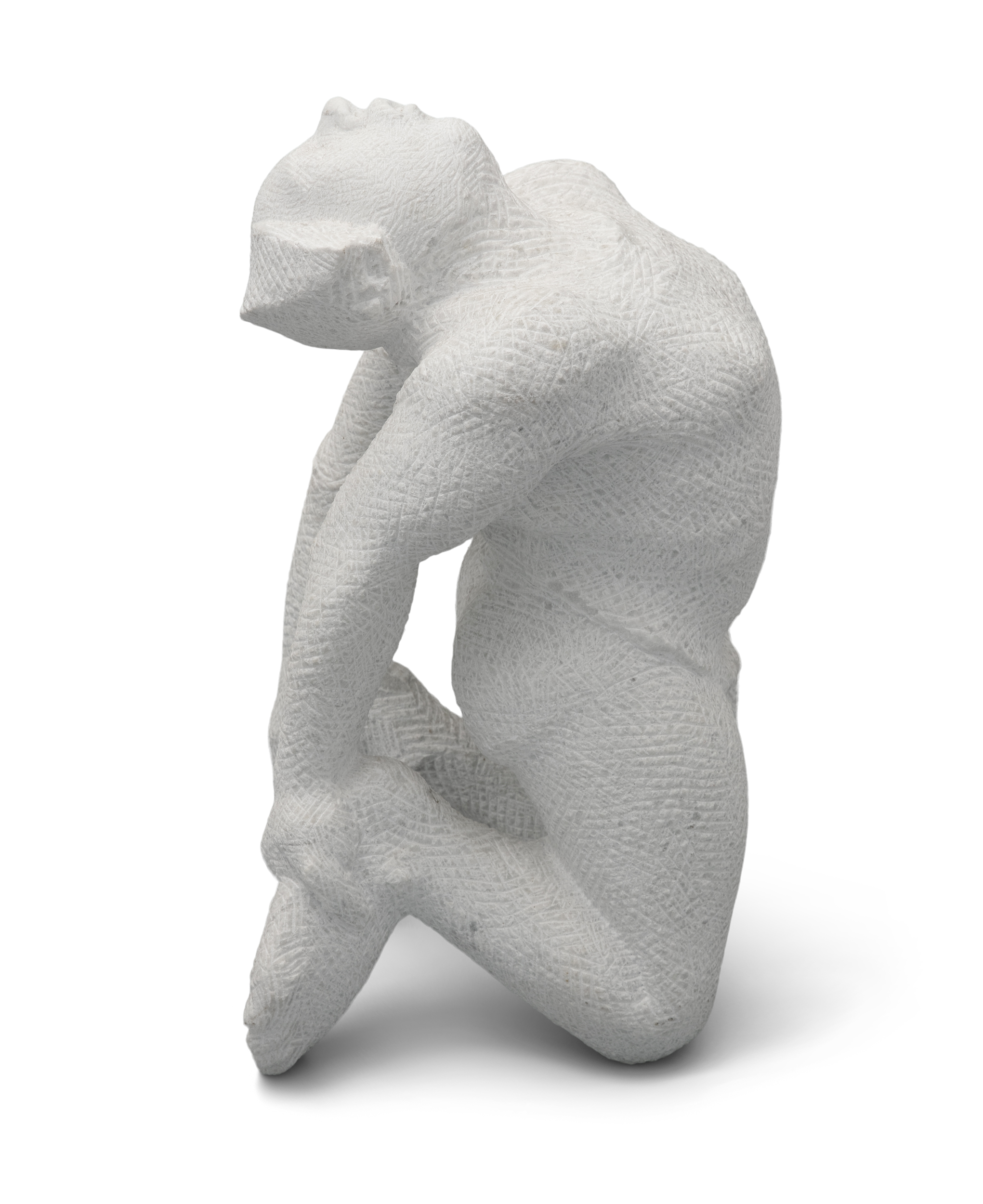 Michael Quane (b.1962)Kneeling FigureLimestone, 42 x 20 x 21cm (16½ x 7¾ x 8¼)Provenance: With The - Image 2 of 3