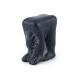 Tom Fitzgerald (20th Century)Crouching Nude FigureLimestone, 16cm high (6¼)Provenance: With the