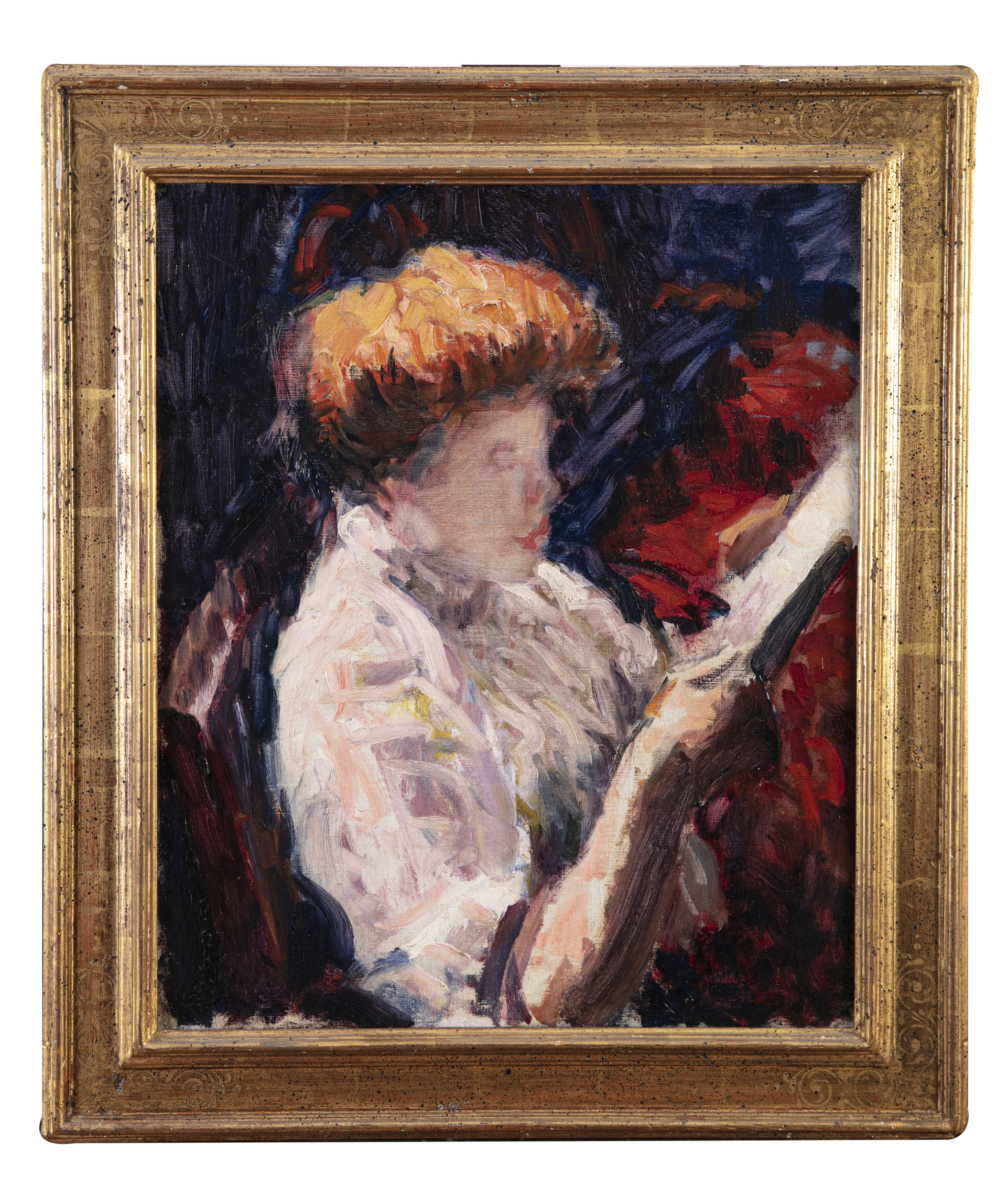 Roderic O'Conor (1860-1940)Femme Lisant or 'Woman Reading' (c.1907/8)Oil on canvas, 54.6 x 45.7cm ( - Image 2 of 3