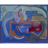 Evie Hone HRHA (1894-1955)CompositionGouache, 11.5 x 14cmSignedProvenance: With The Dawson