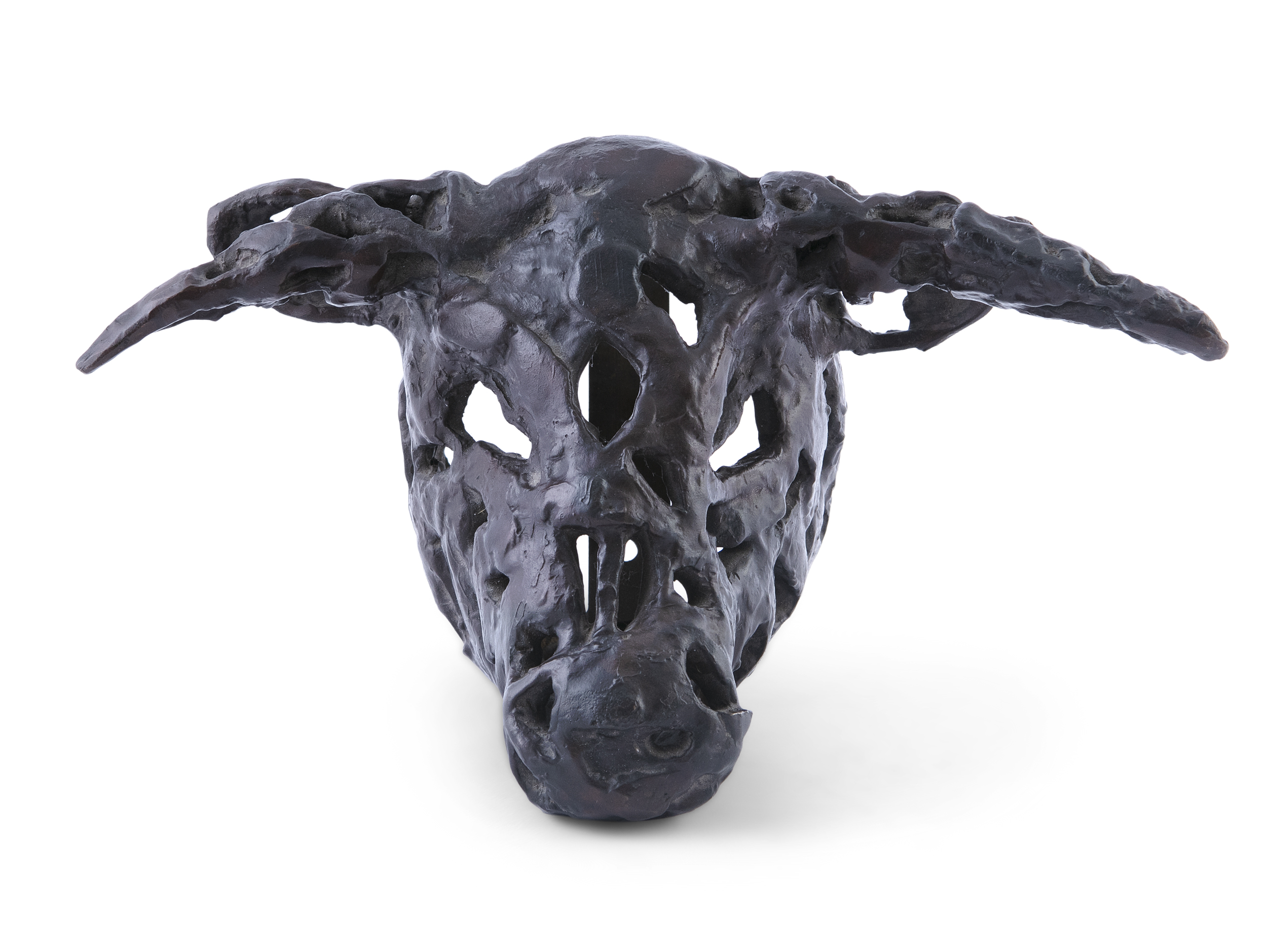 John Behan RHA (b.1938)Bull's HeadBronze, 15 x 31 x 20cm (6 x 12¼ x 7¾)