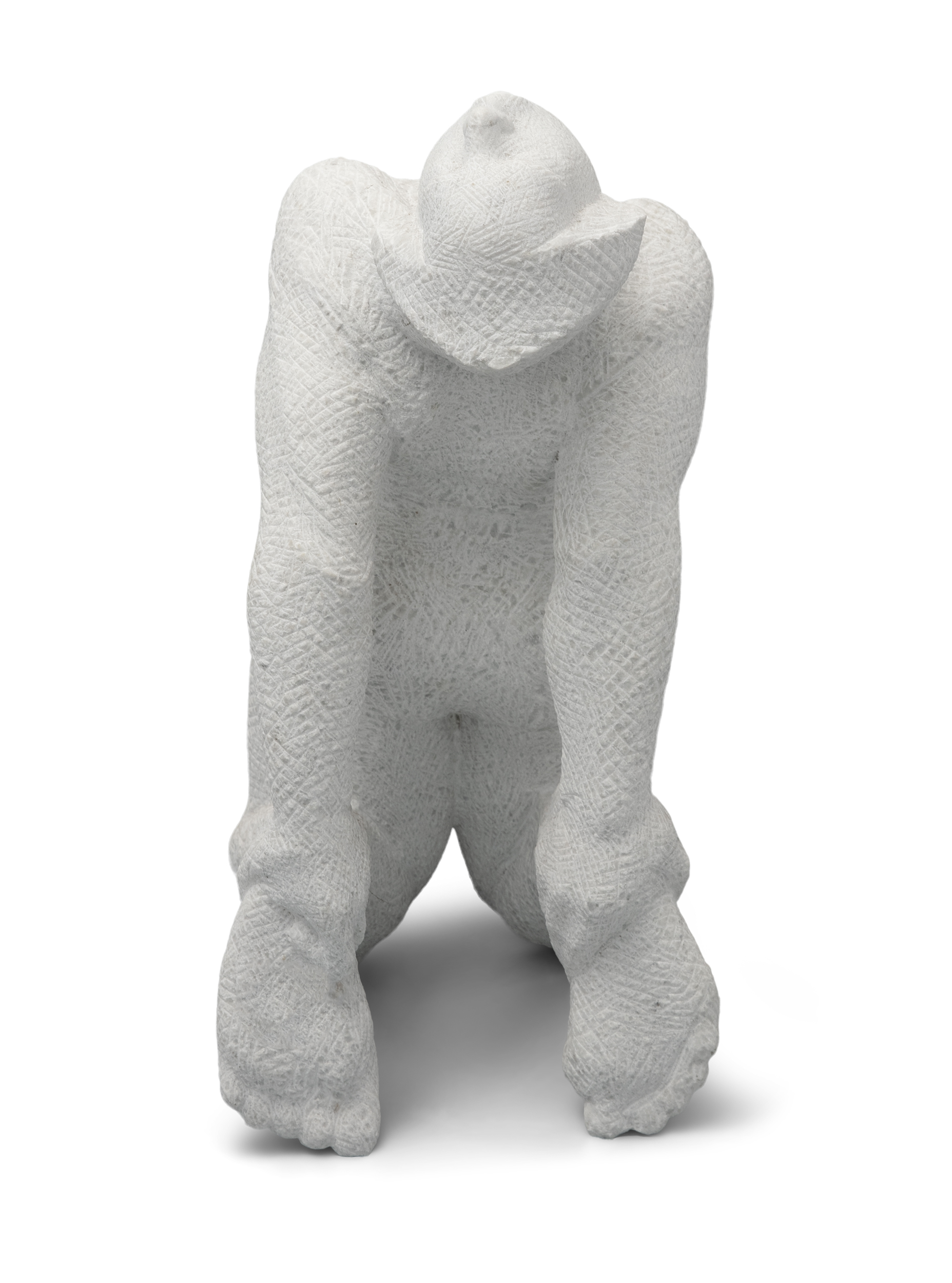 Michael Quane (b.1962)Kneeling FigureLimestone, 42 x 20 x 21cm (16½ x 7¾ x 8¼)Provenance: With The - Image 3 of 3