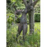 Breon O'Casey (1928-2011)Standing Female FigureBronze, 113 x 63cm (44½ x 24¾), on