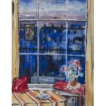 Norah McGuinness HRHA (1901-1980)Night in Fitzwilliam Square (1949)Gouache, 53 x 41cm (20¾ x 16¼)