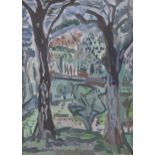 Evie Hone HRHA (1894-1955)LandscapeGouache, 35 x 25cm (13¾ x 9¾)Provenance: With The Dawson Gallery,