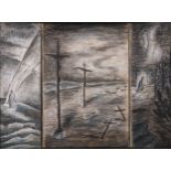 Patrick Pye RHA (1929-2018)Easter TriptychPastel and charcoal on card, 31 x 42cm (12¼ x 16½)