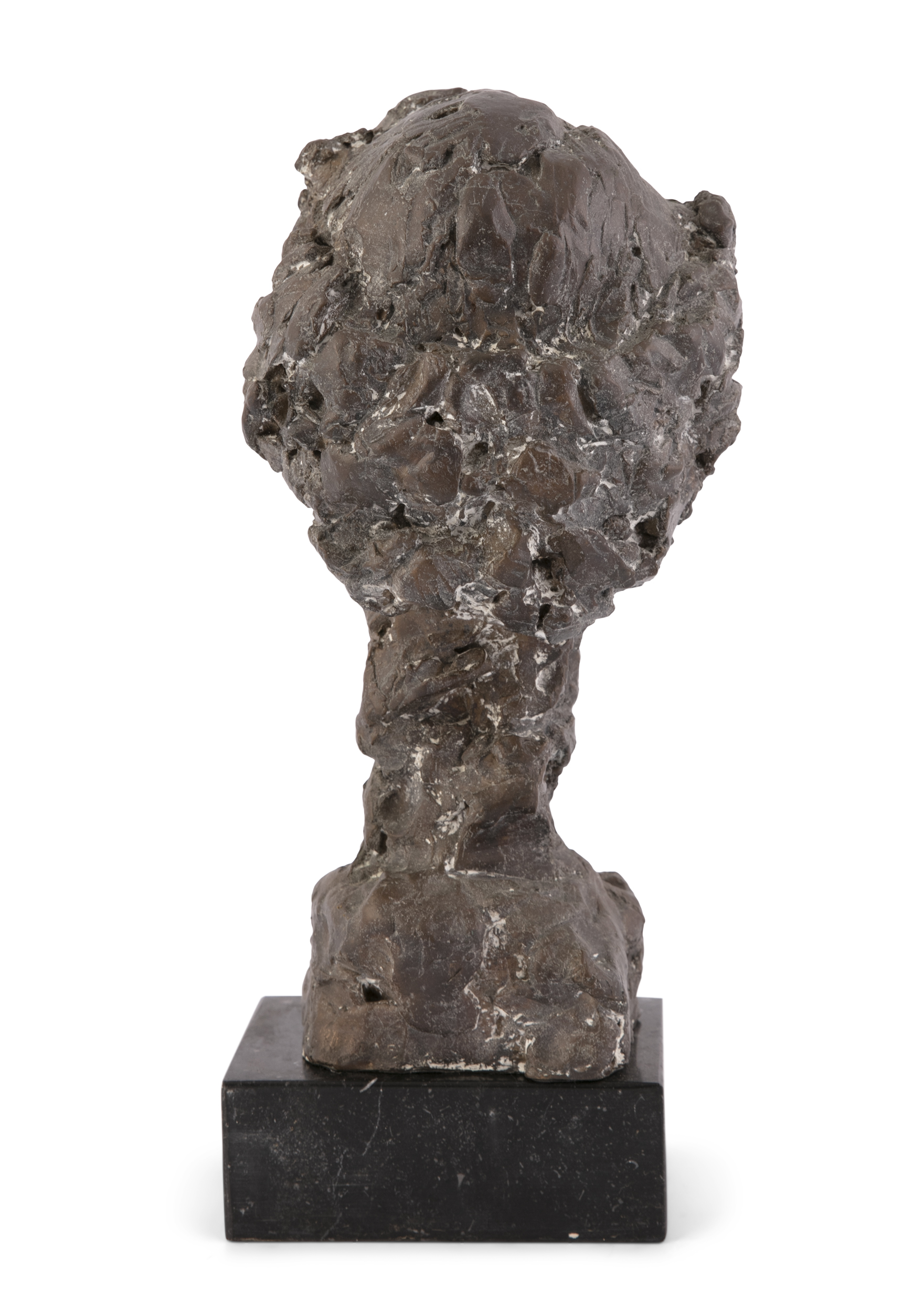 Melanie le Brocquy HRHA (1919-1918)Self PortraitBronze, 36cm high overall, head 14 x 13cm (5½ x 5) - Image 3 of 3