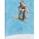 Joseph O'Connor (b.1936)On the SlopesAcrylic on paper, 76 x 56cmProvenance: With The