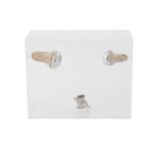 Barrie Cooke HRHA (1931-2014)Bone BoxBone and silvered metal in perspex box, 22 x 28 x 13cm (8¾ x 11