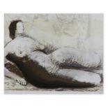 HENRY MOORE (1898 - 1986)Reclining Nude Etching, 36 x 46 cmSigned and numbered 42/50 in pencil