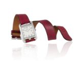 A LADY'S STAINLESS STEEL 'CAPE COD' QUARTZ WATCH WITH DATE, BY HERMES9-jewel Cal:256111 quartz