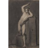 A COLLECTION OF FOUR 19TH CENTURY ARTISTS STUDIES OF MALE NUDES