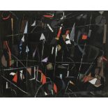 André LANSKOY [russe] (1902-1976) Composition abstraite Gouache. Signée en bas à gauche. 48 x 64