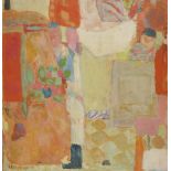 Pierre LESIEUR (1922-2011) Composition, 1956 Huile sur toile. Signée et datée en bas à gauche. 82
